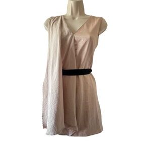 Simply Vera cream satin drape blouse